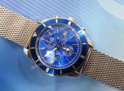 Breitling Aeromarine Superocean Heritage Watch Blue Dial / Blue Bezel